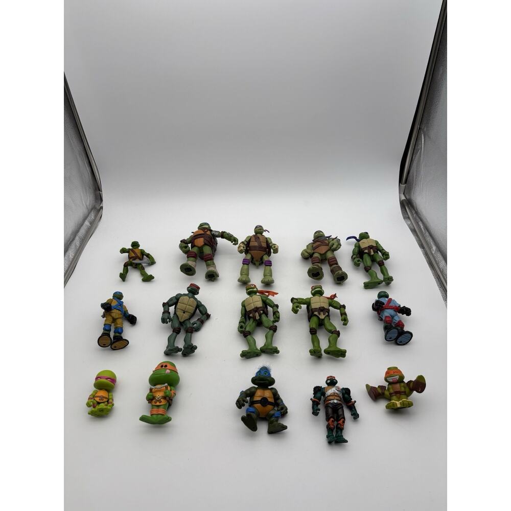 15 - TMNT Action Figure Toy Lot 2000’s Teenage Mutant Ninja Turtles Vintage